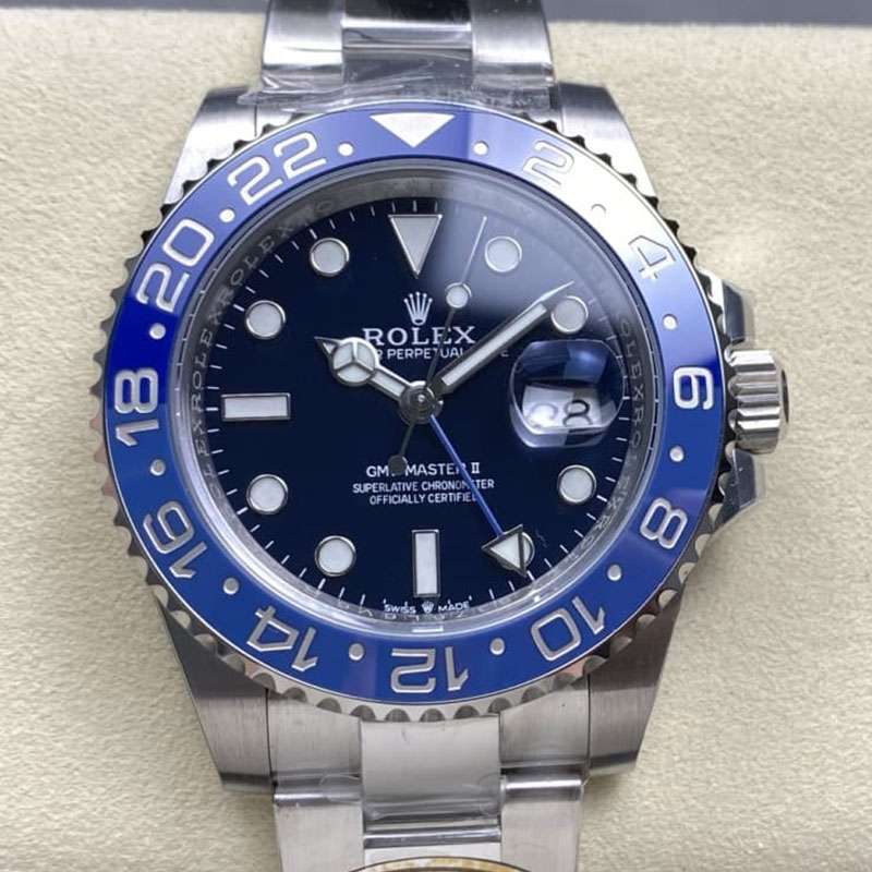 【ARF工場】 ロレックスコピー REF.126716 GMTマスター Ⅱ ブルー 40mm 3285搭載！最高精密